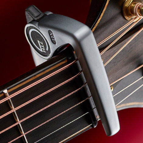 G7th, The Capo Company-G7th Performance 3 guitar capo for acoustic and  electric guitars (Steel String Satin Black)